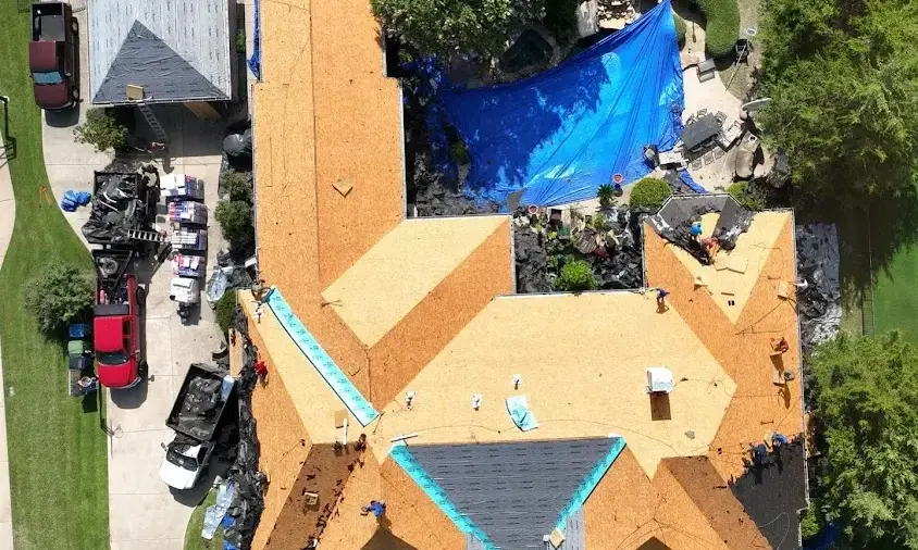 Professional Roof Repair being performed in Happy Valley